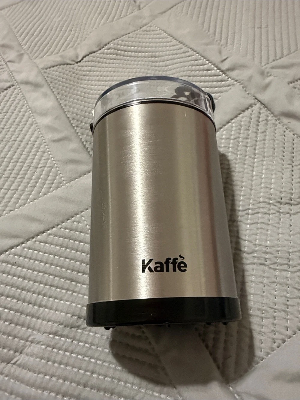 Kaffè Silver Coffee Grinder - Compact Electric Grinder
